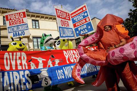 ‘People Over Billionaires’: S.F. march through wealthy neighborhood