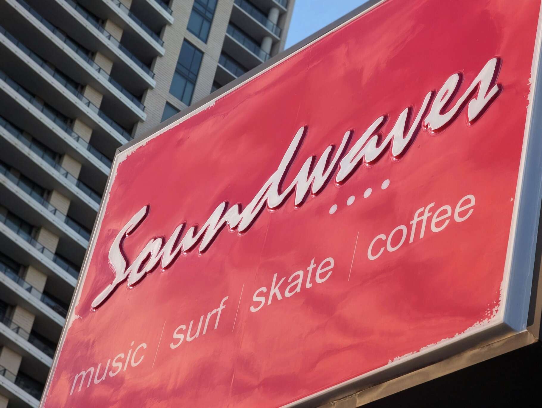 The sign for Soundwaves has been a long-standing landmark on Montrose.