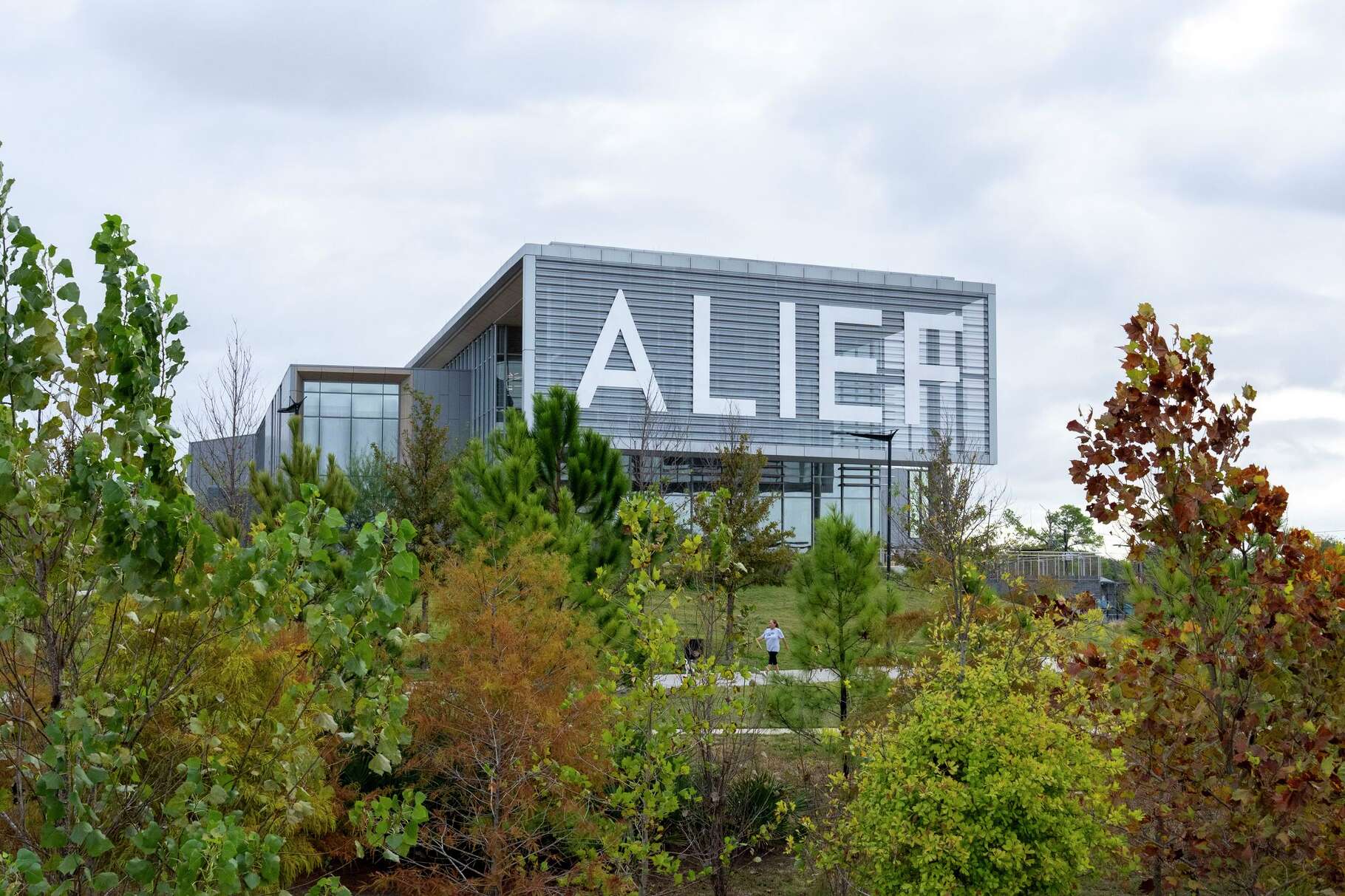 The Allief Neiborhood Center is seen in Houston, Monday, Nov 17, 2025.