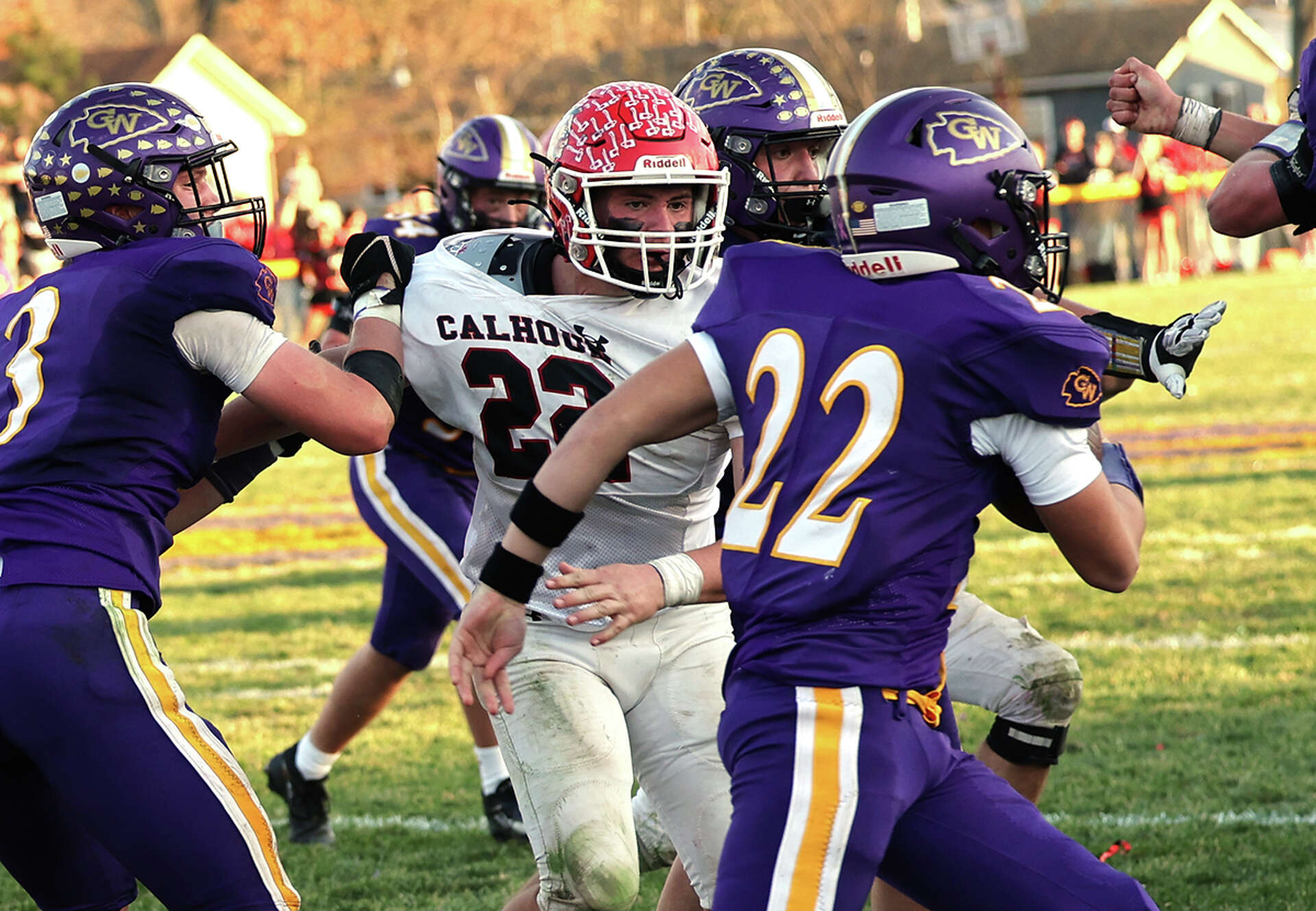 Unbeaten Calhoun set for Class 1A football semifinal vs. Brown County