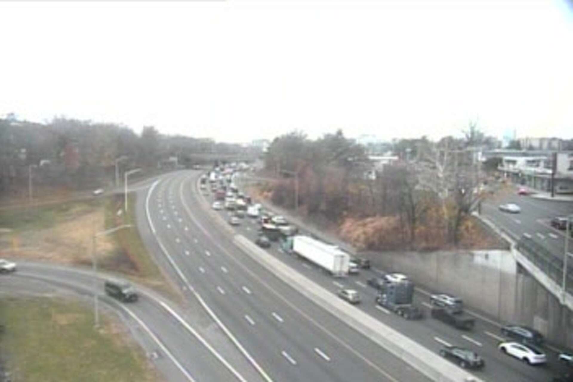 I-95 north in Stamford reopens after pedestrian hit Wednesday: Police