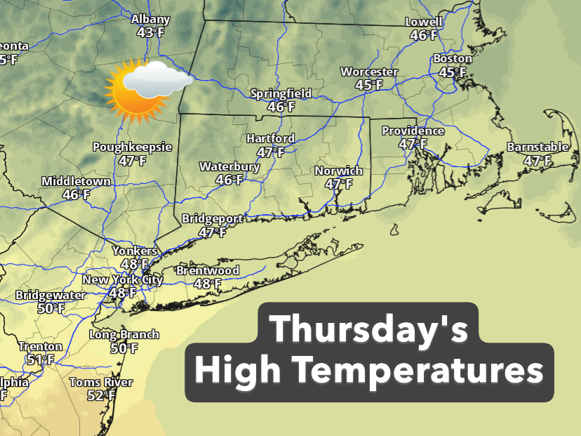 Cool sunshine brings another seasonable November day in CT