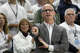 UConn head coach Dan Hurley instructs from the bench during an NCAA basketball game against Arizona at Harry A. Gampel Pavilion in Storrs, Conn., Wednesday, November 19, 2025.