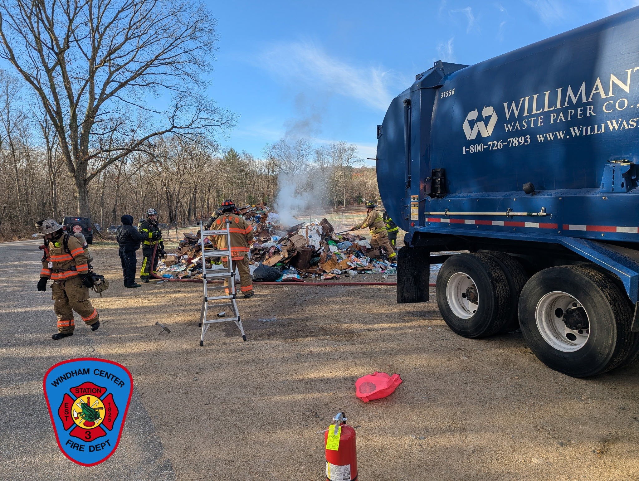 Windham crews respond to Follett Road garbage truck fire: Officials