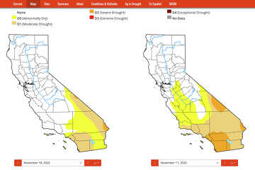 Atmospheric rivers nearly wipe out severe drought in California