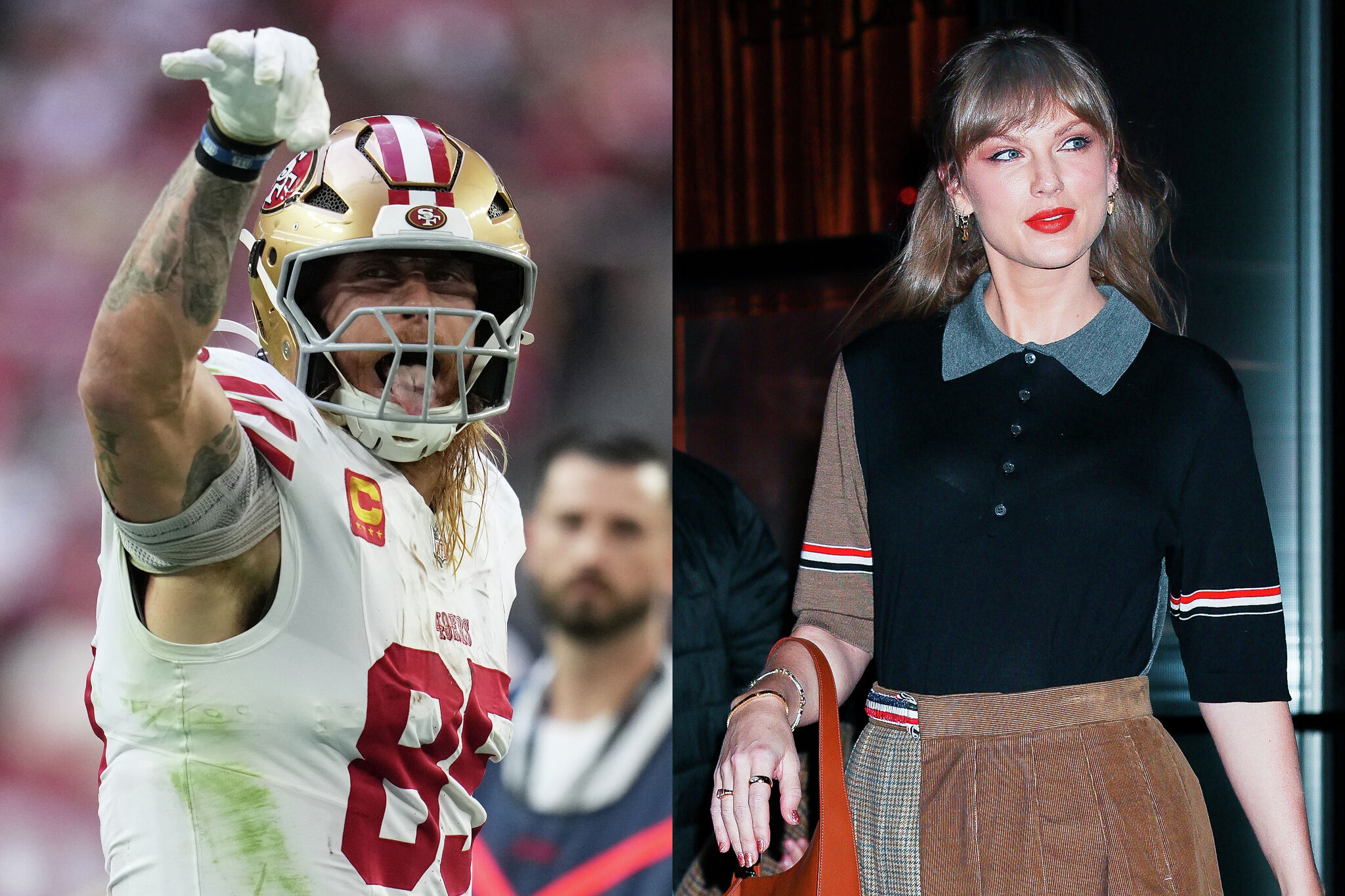 ‘A moment I’ll never forget’: George Kittle on his late-night duet with Taylor Swift