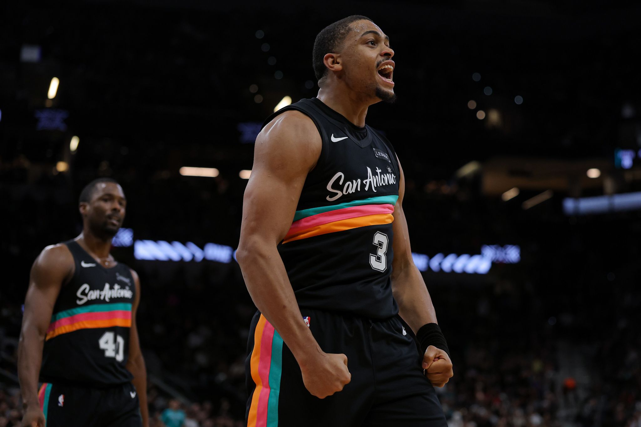Keldon Johnson spricht darüber, dass er das „Herz und die Seele“ der Spurs ...