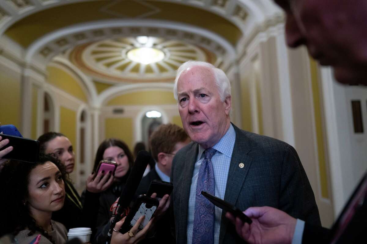 Sen. John Cornyn, R-Texas, on Tuesday backed a $95.3 billion Senate aid package to Ukraine, Israel and Taiwan, drawing criticism from fellow Republican Texas Attorney General Ken Paxton.