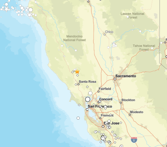 Magnitude 4.1 earthquake shakes Northern California