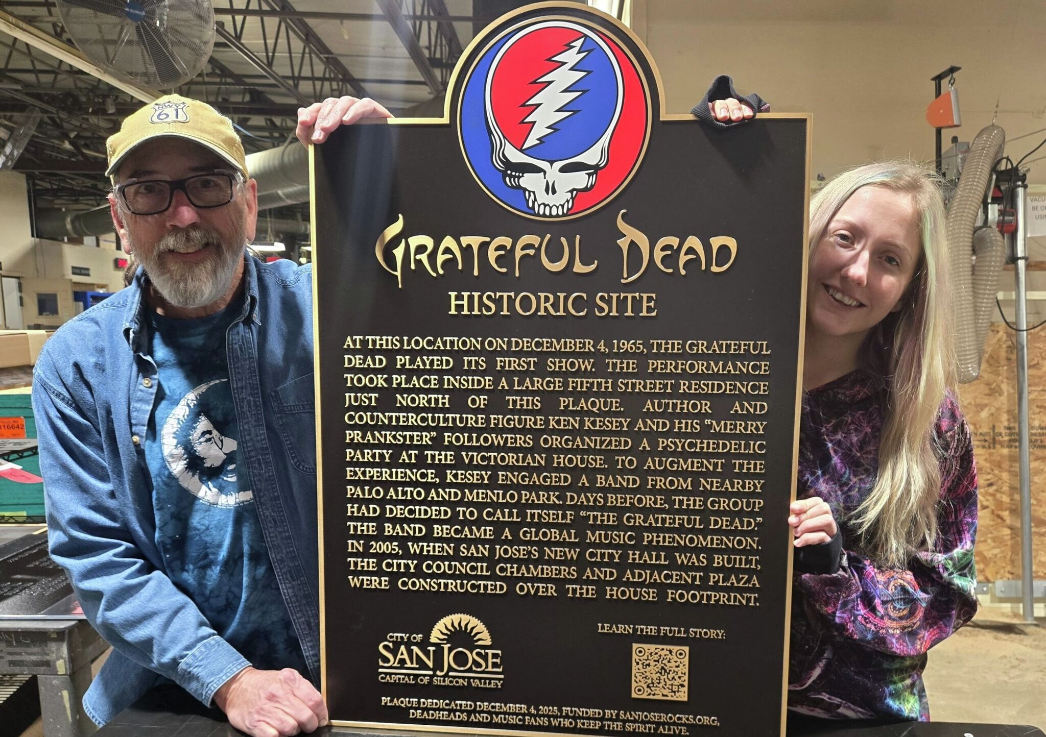 San Jose beansprucht den Status als Geburtsort der Grateful Dead