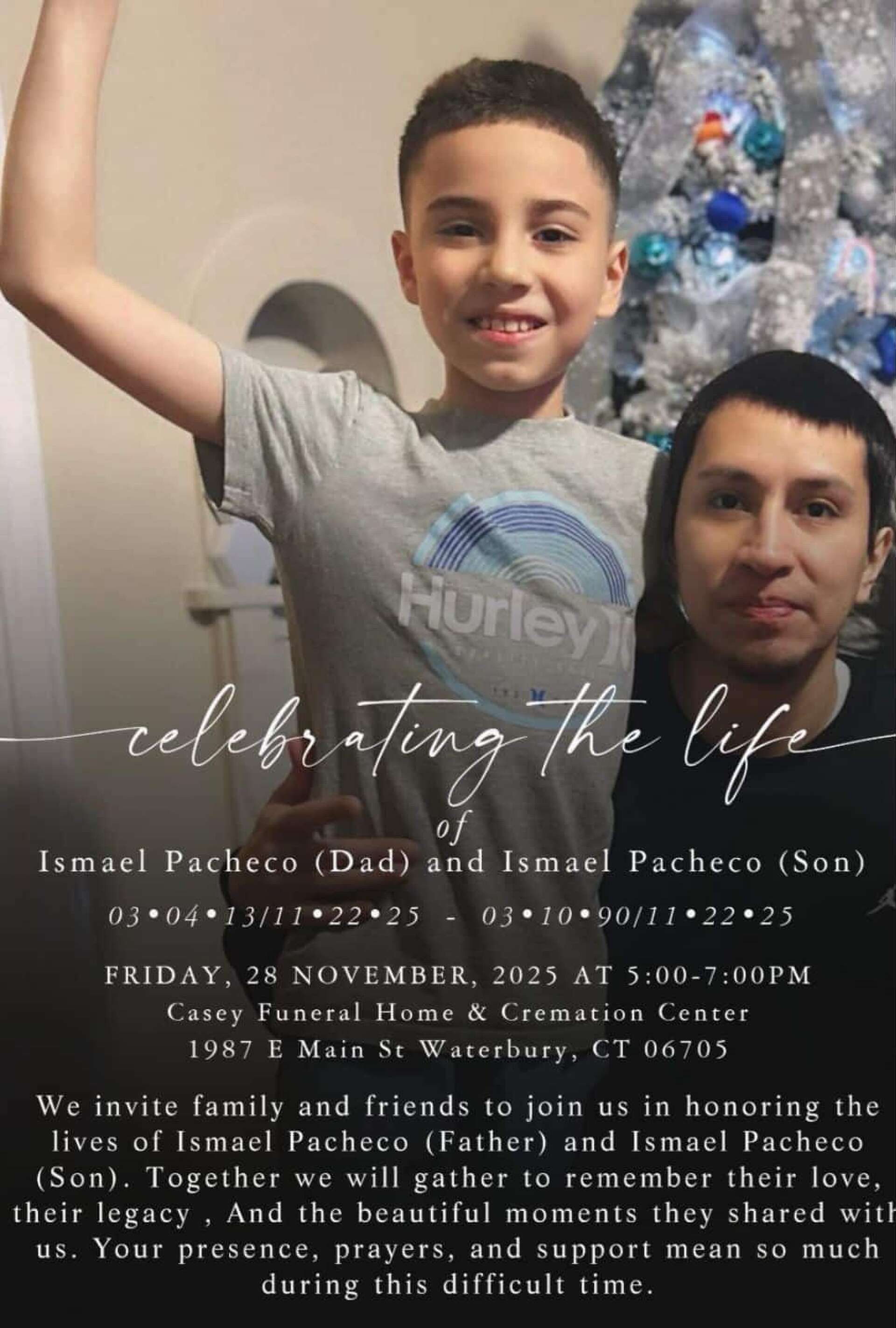 Family mourns Waterbury father, son killed in Bristol crash