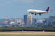A Delta Air Lines plane lands at Austin-Bergstrom International Airport on Sept. 22, 2025. The carrier will begin seasonal nonstop service between Austin and Fort Myers, Fla., this winter.