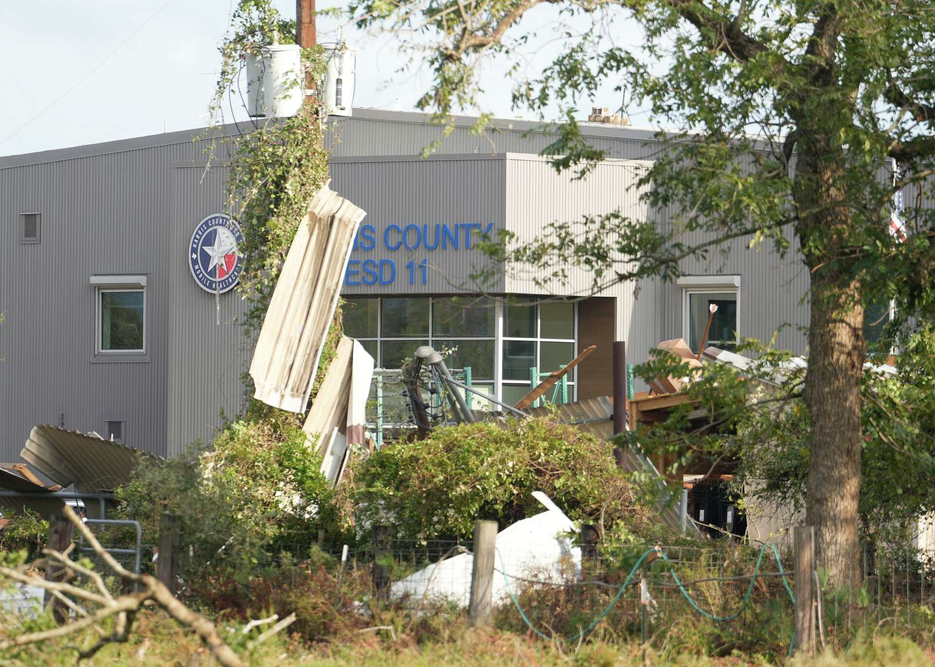 Confirmed tornado hits northwest Houston as front drives severe storms