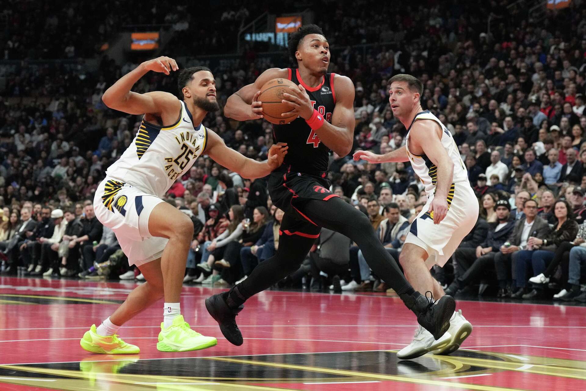 Ingram's Clutch Shot Lifts Raptors Past Pacers in Thrilling Emirates NBA Cup Showdown
