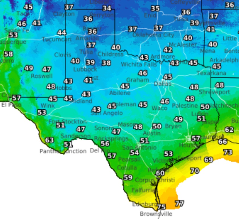 Three Rivers Tx Weather Map More rain, colder weather ahead after Laredo ends lengthy dry spell