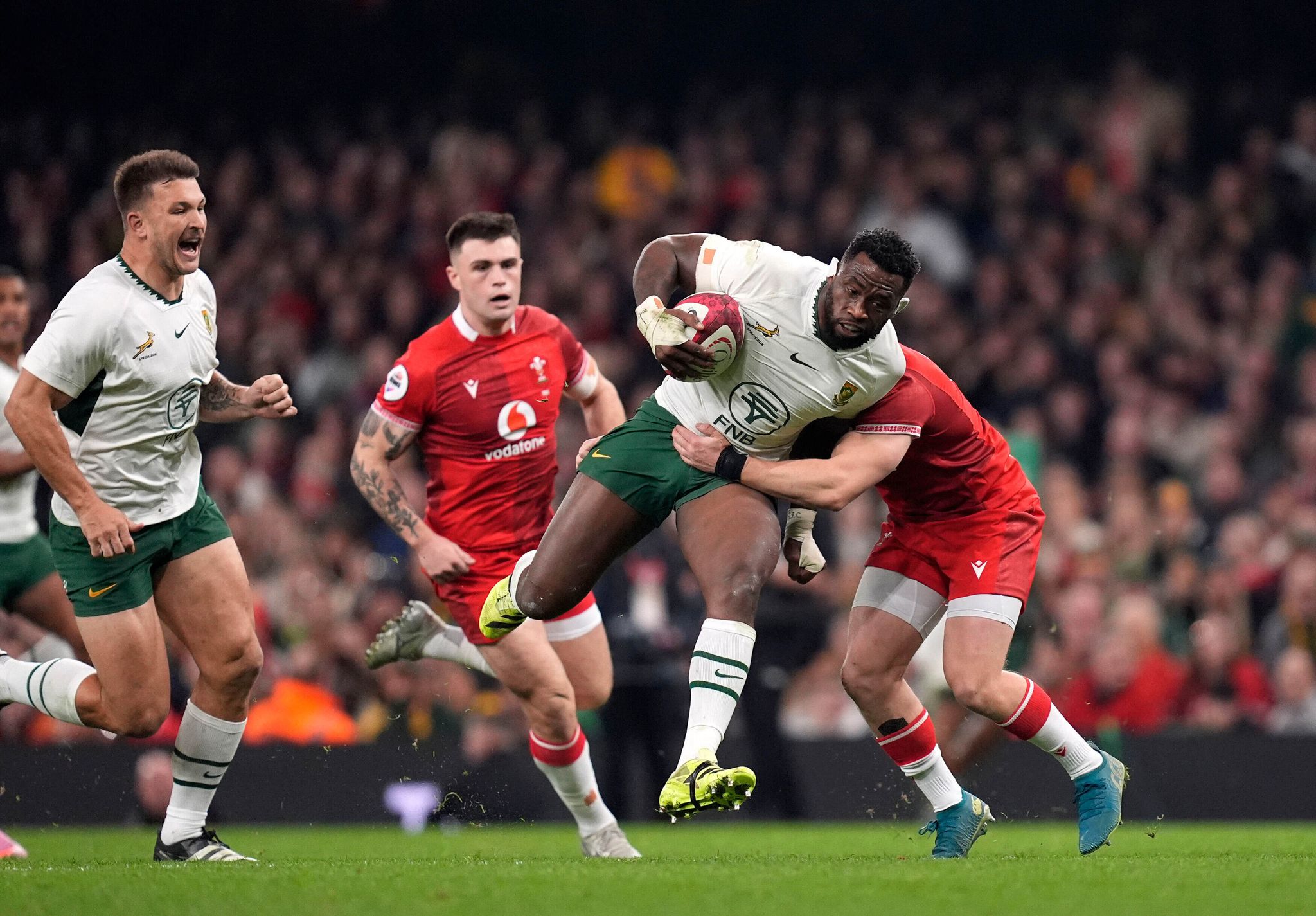 Record win by Springboks in Wales defaced by Etzebeth red card for eye ...