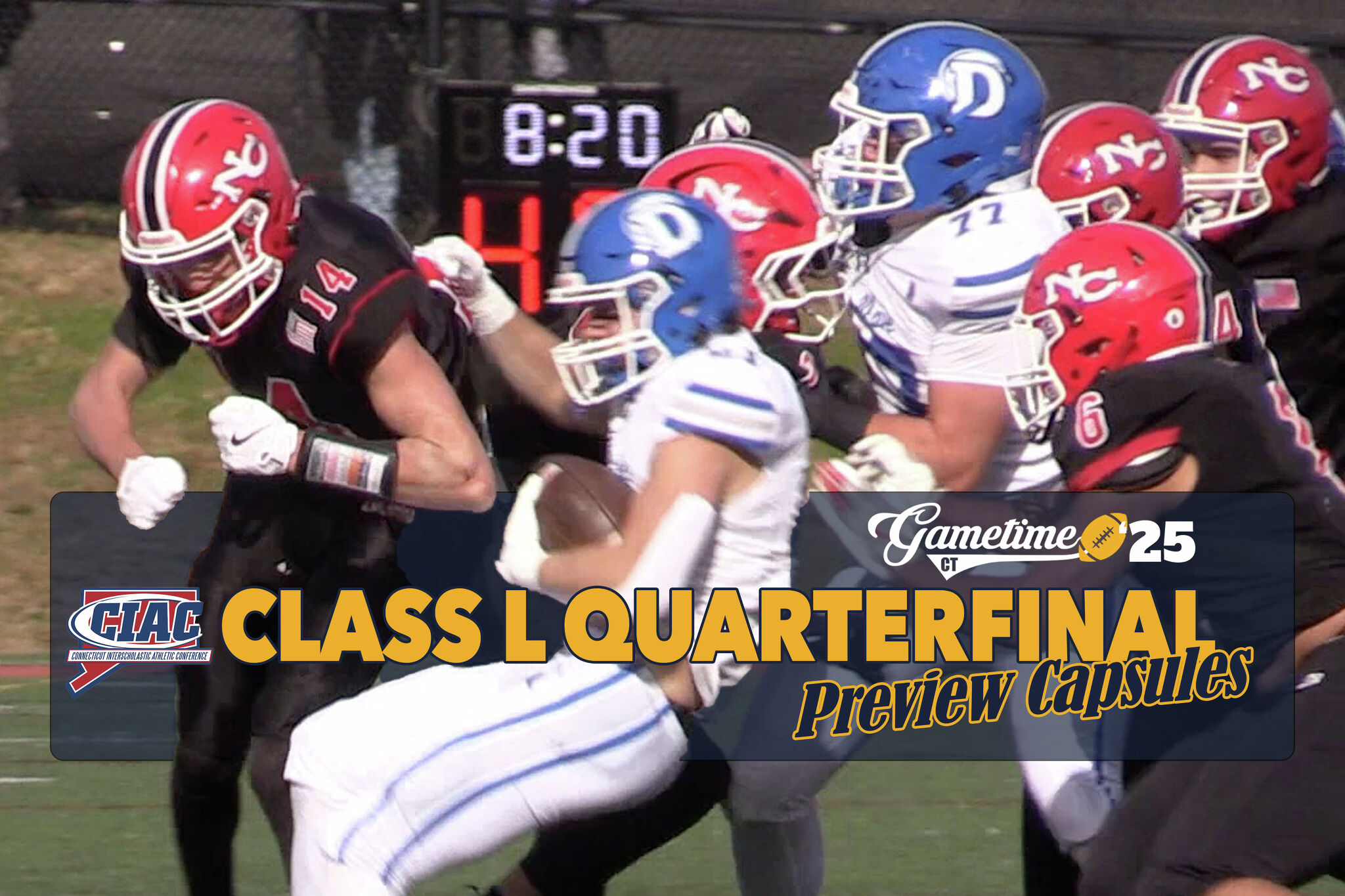 Class L CIAC quarterfinal high school football previews 2025