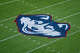 EAST HARTFORD, CONNECTICUT - NOVEMBER 08: The Connecticut Huskies logo at midfield before an NCAA football game against the Duke Blue Devils at Rentschler Field on November 08, 2025 in East Hartford, Connecticut. (Photo by Joe Buglewicz/Getty Images)