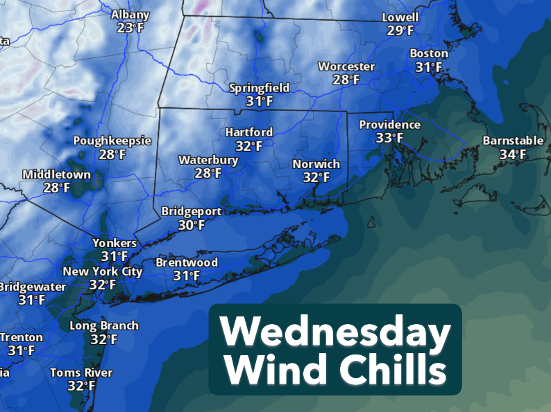 Brutal cold snap could bring snow showers to CT this week