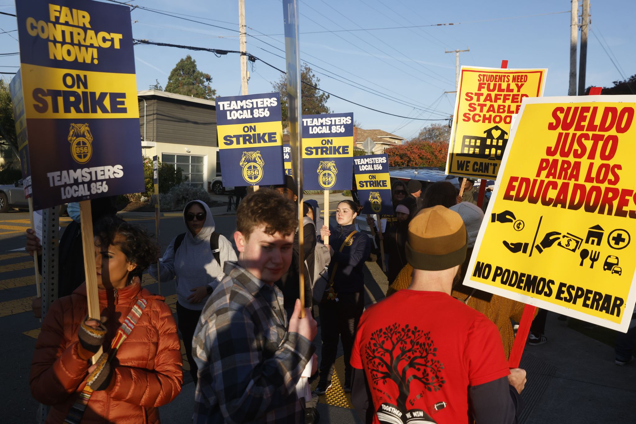 Teachers strike in West Contra Costa school district