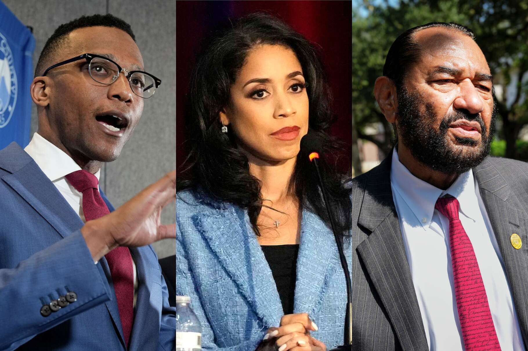 Harris County Attorney Christian Menefee, attorney Amanda Edwards, and current TX-9 Rep. Al Green All filed for the March Democratic primary that will take place under new congressional district boundaries allowed by the US Supreme Court.