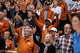 Texas fans cheer as The Longhorns take on Florida A&M during the first round of the NCAA Tournament at Gregory Gymnasium in Austin, Friday, Dec. 5, 2025.