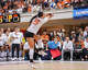 Texas Longhorns libero Ramsey Gary (32) hits the ball as The Longhorns take on Florida A&M during the first round of the NCAA Tournament at Gregory Gymnasium in Austin, Friday, Dec. 5, 2025.