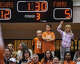 Young fans cheer as The Longhorns take on Florida A&M during the first round of the NCAA Tournament at Gregory Gymnasium in Austin, Friday, Dec. 5, 2025.