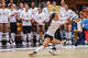 Texas Longhorns libero Ramsey Gary (32) dives for the ball as The Longhorns take on Florida A&M during the first round of the NCAA Tournament at Gregory Gymnasium in Austin, Friday, Dec. 5, 2025.