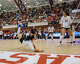 Texas Longhorns setter Rella Binney (3) dives for the ball as The Longhorns take on Florida A&M during the first round of the NCAA Tournament at Gregory Gymnasium in Austin, Friday, Dec. 5, 2025.