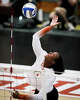 Texas Longhorns outside hitter Torrey Stafford (4) sends the ball over the net during the third set of the Longhorns’ 3-0 win over the Penn State Nittany Lions in the second round of the DI NCAA Volleyball Tournament, Dec 6, 2025 in the Gregory Gymnasium.