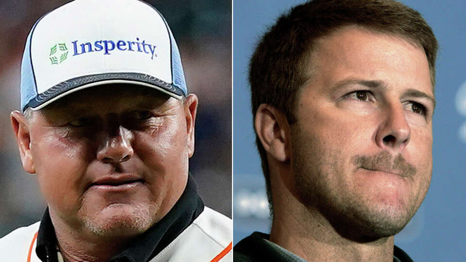 Roger Clemens (left) was not elected to the Baseball Hall of Fame on the Contemporary Baseball Era player ballot Sunday, but his 2004 Astros teammate Jeff Kent was.