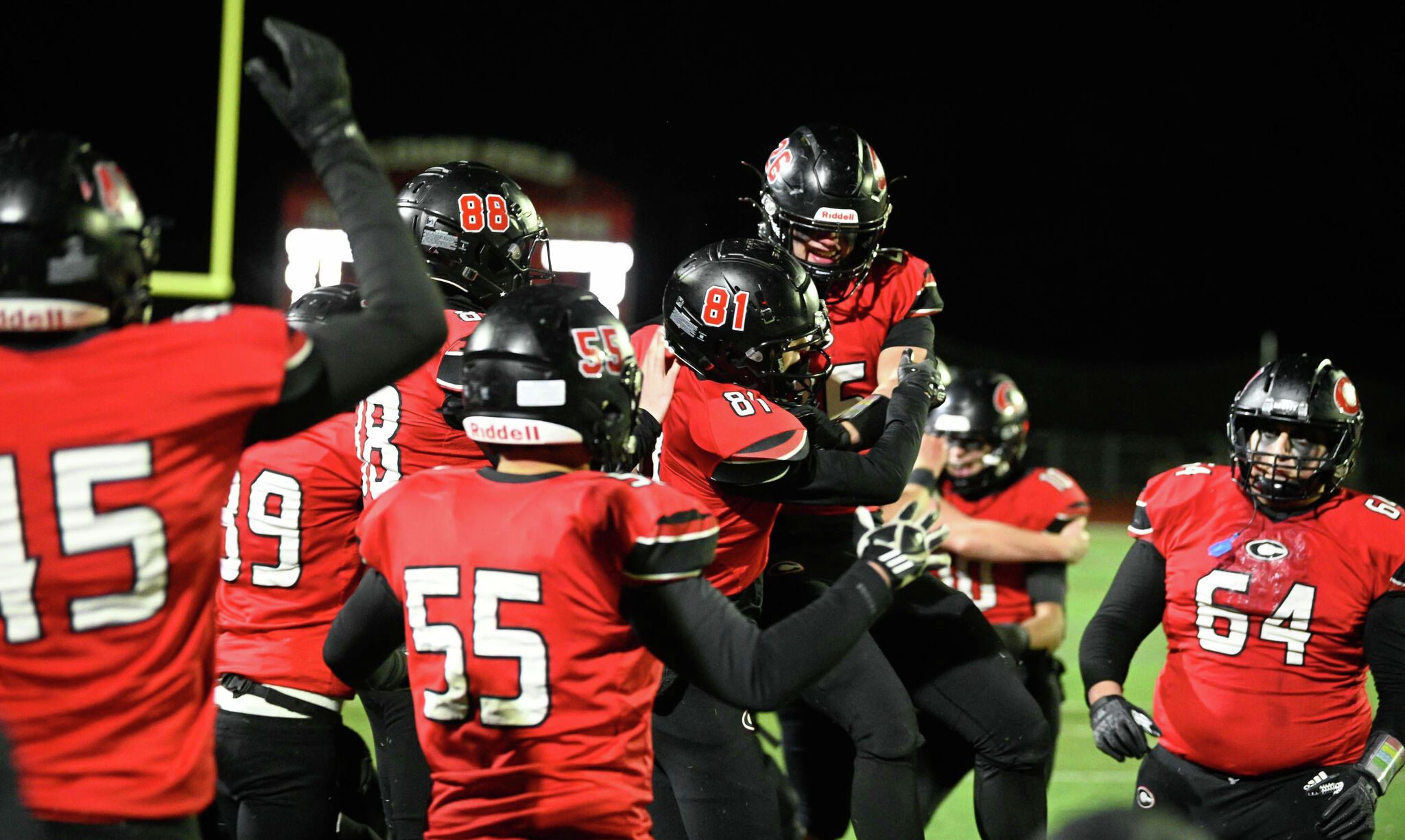 Cheshire football shuts out Ridgefield in CIAC Class L semifinals