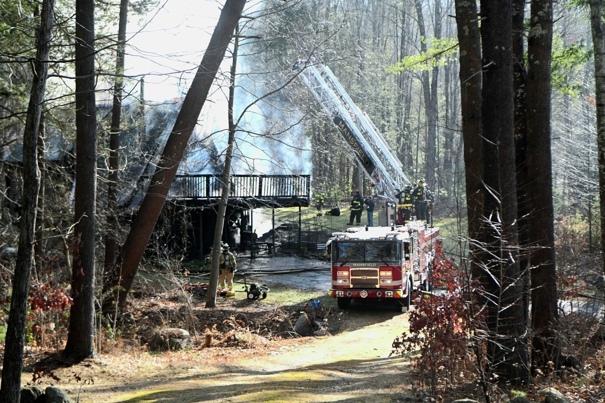 Willington residence on Village Hill Road destroyed in Tuesday fire