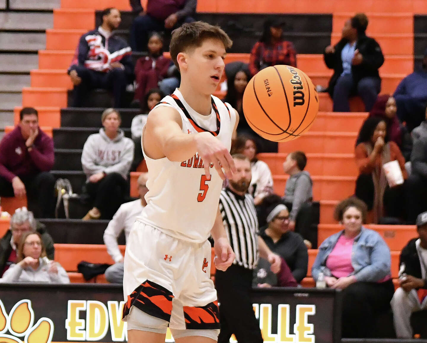 Edwardsville boys basketball hosts Belleville West in league action