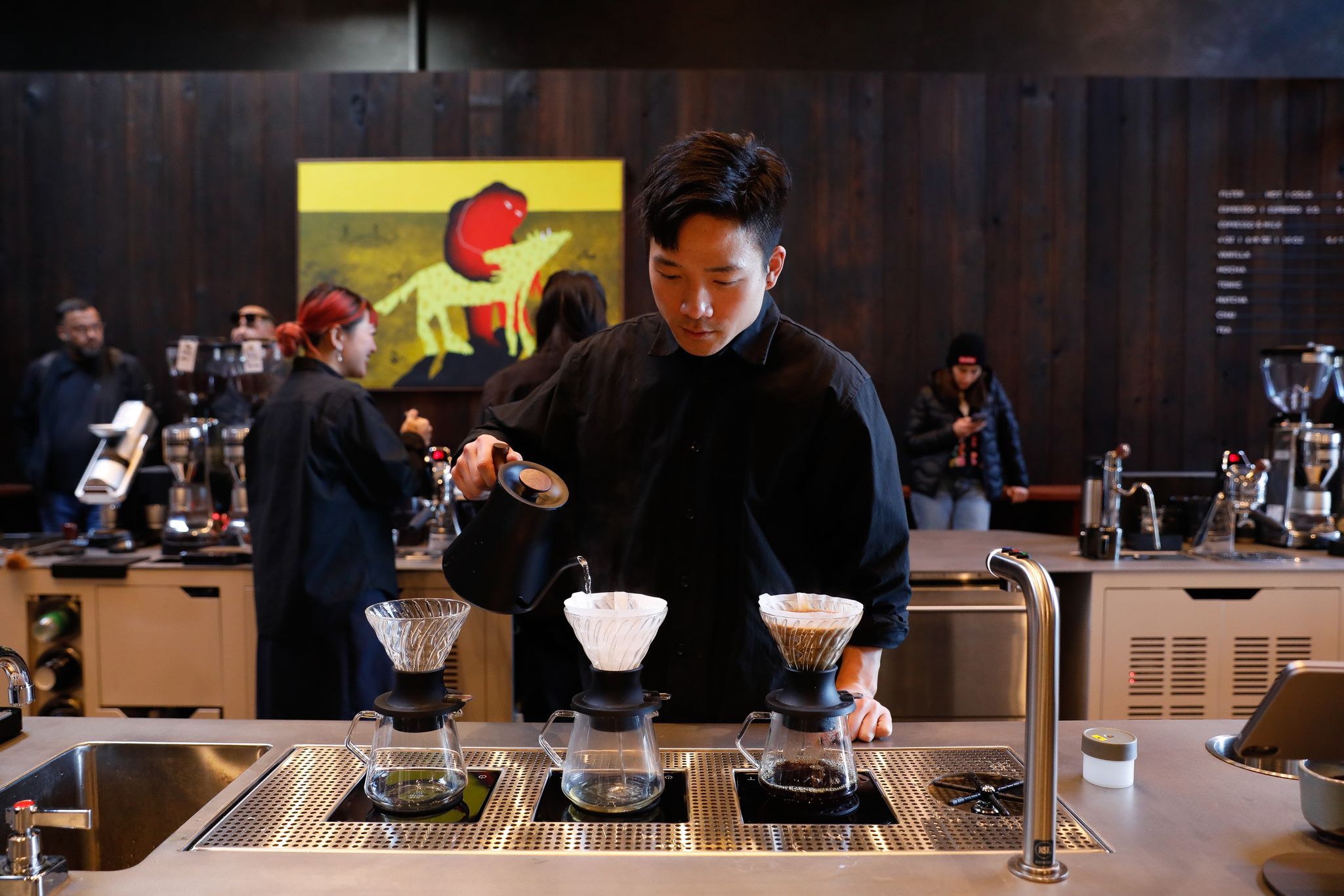 sfchronicle.com - Elena Kadvany - S.F.'s hottest new coffee shop doesn't take tips. Will it work?