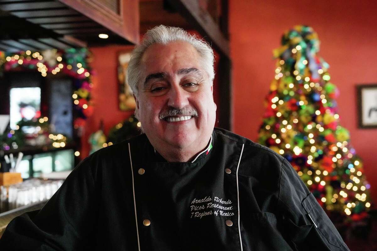 Executive Chef and owner Arnaldo Richards poses for a portrait inside Picos restaurant, which is marking its last holiday tamale season ahead of its planned closure, in Houston, Tuesday, Dec. 9, 2025.