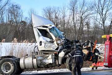 Northway lanes reopened after tractor-trailer crash