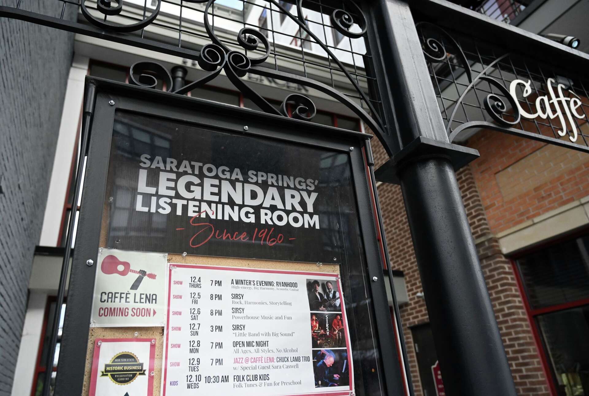 Anonymous donor gives $1M to Saratoga Springs music venue Caffe Lena
