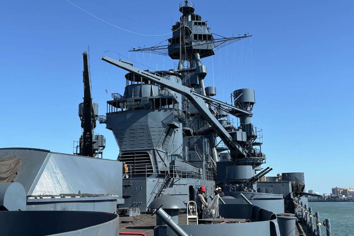 Provided the permits necessary to berth the ship at Galveston's Pier 15 go through in a timely fashion, the Battleship Texas Foundation could move the ship to its long-term home around this time next year.