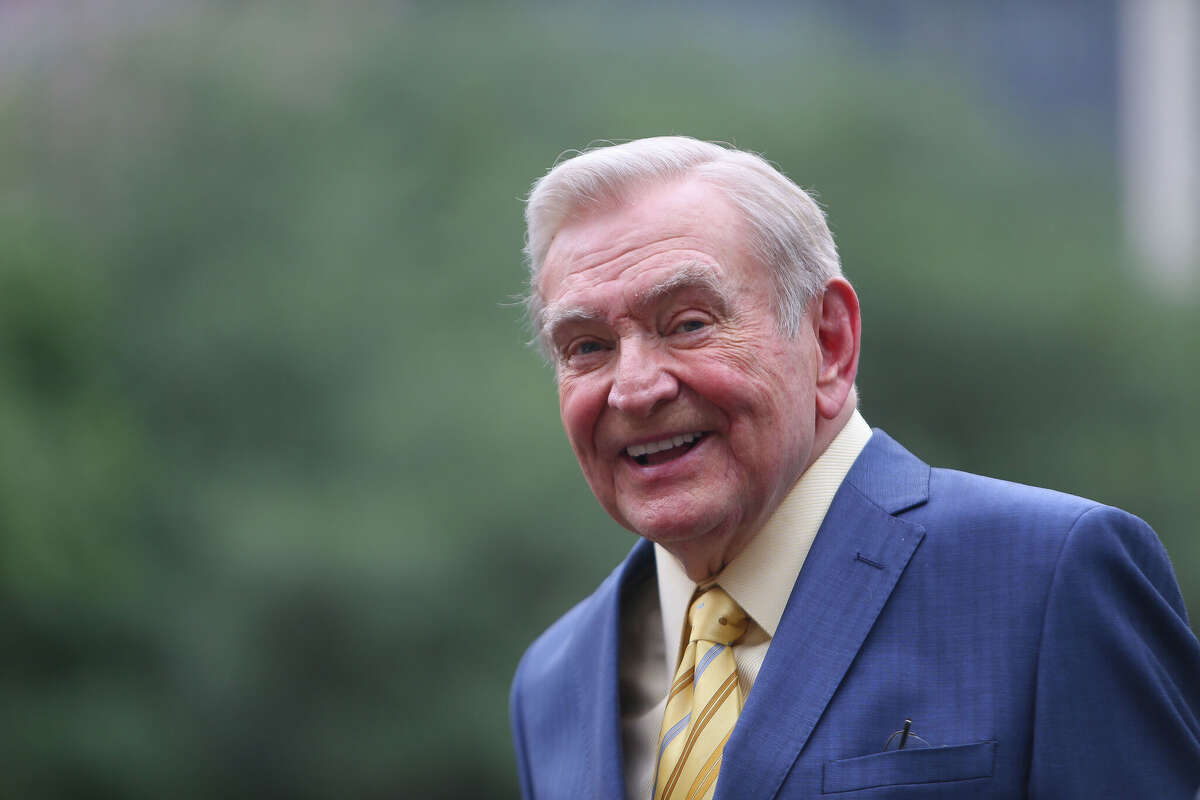 Dave Ward is honored by city and county officials as well as current and former co-workers during a celebration at City Hall, Wednesday, May 3, 2017, in Houston.