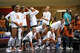 The Texas Longhorns bench watches from the sideline during the NCAA Regional Final volleyball match against Wisconsin at Gregory Gym on Sunday, Dec. 14, 2025 in Austin.