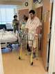 Nick Gegen had to learn to walk again after he had been on ECMO to pump his blood while his heart recovered.