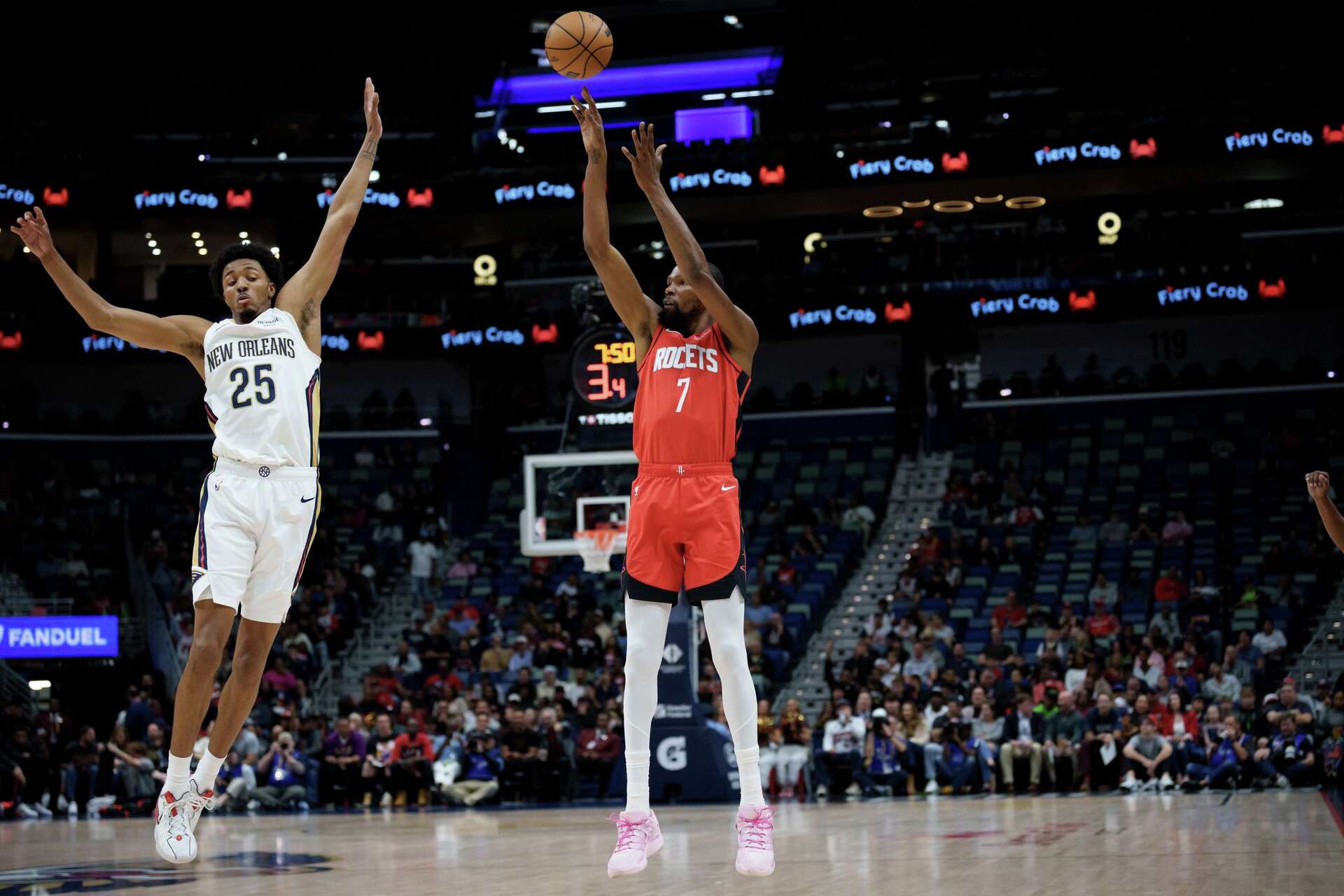 Houston Rockets blow 25-point lead and lose in overtime to New Orleans