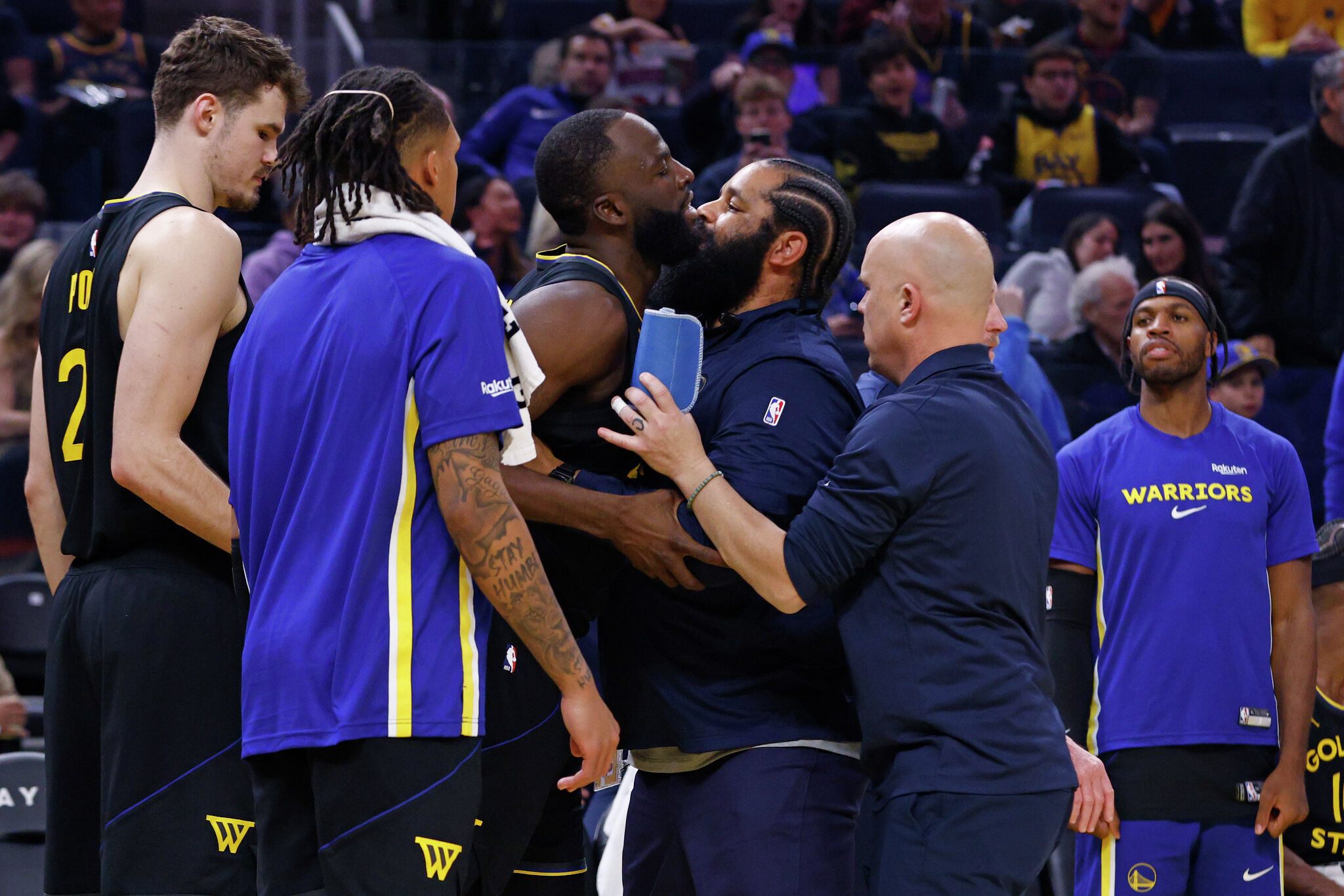 Warriors’ Draymond Green ejected for 1st time this season after shove
