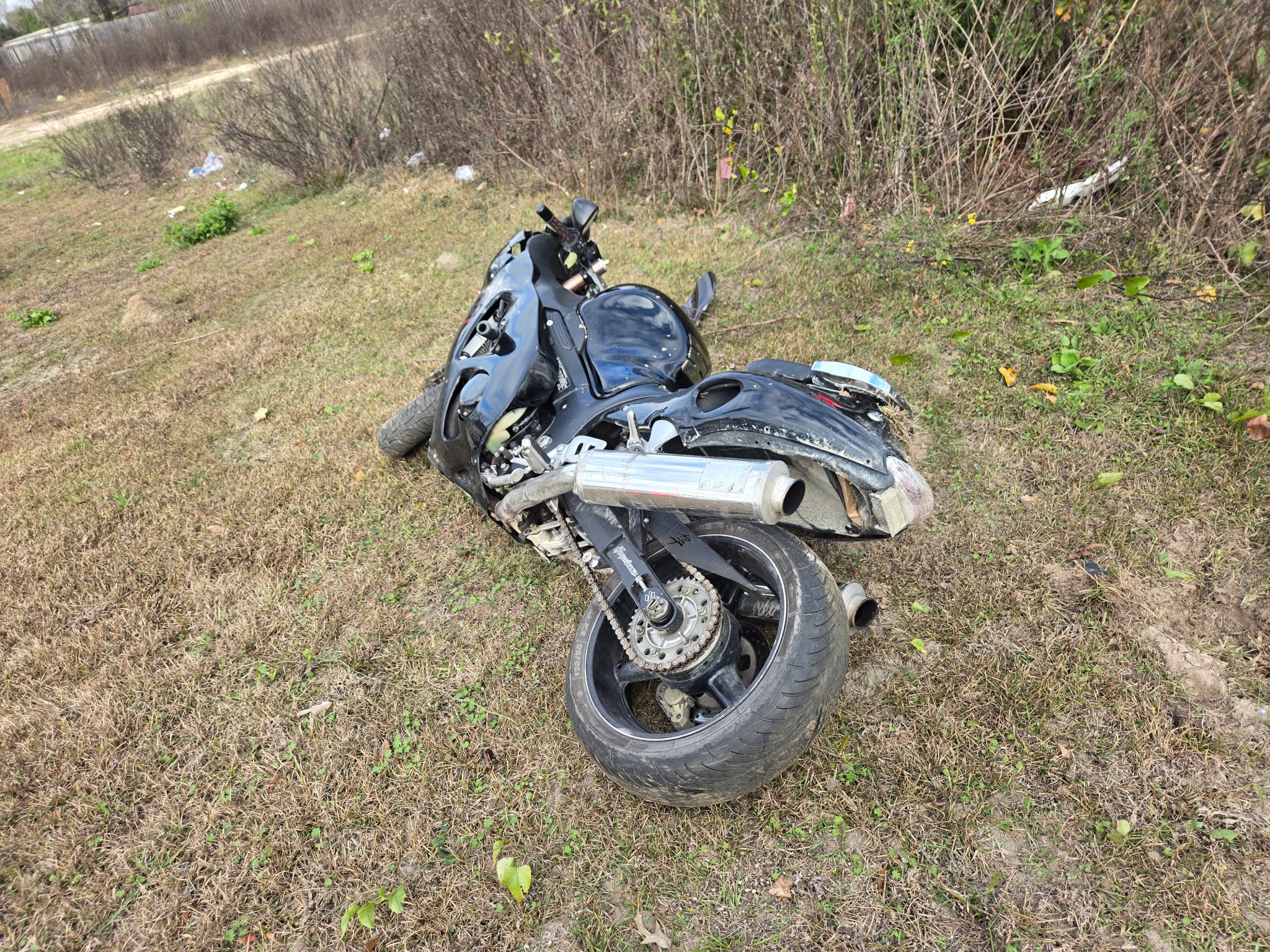 Motorcycle chase in Jasper County reaches 130 mph before crash