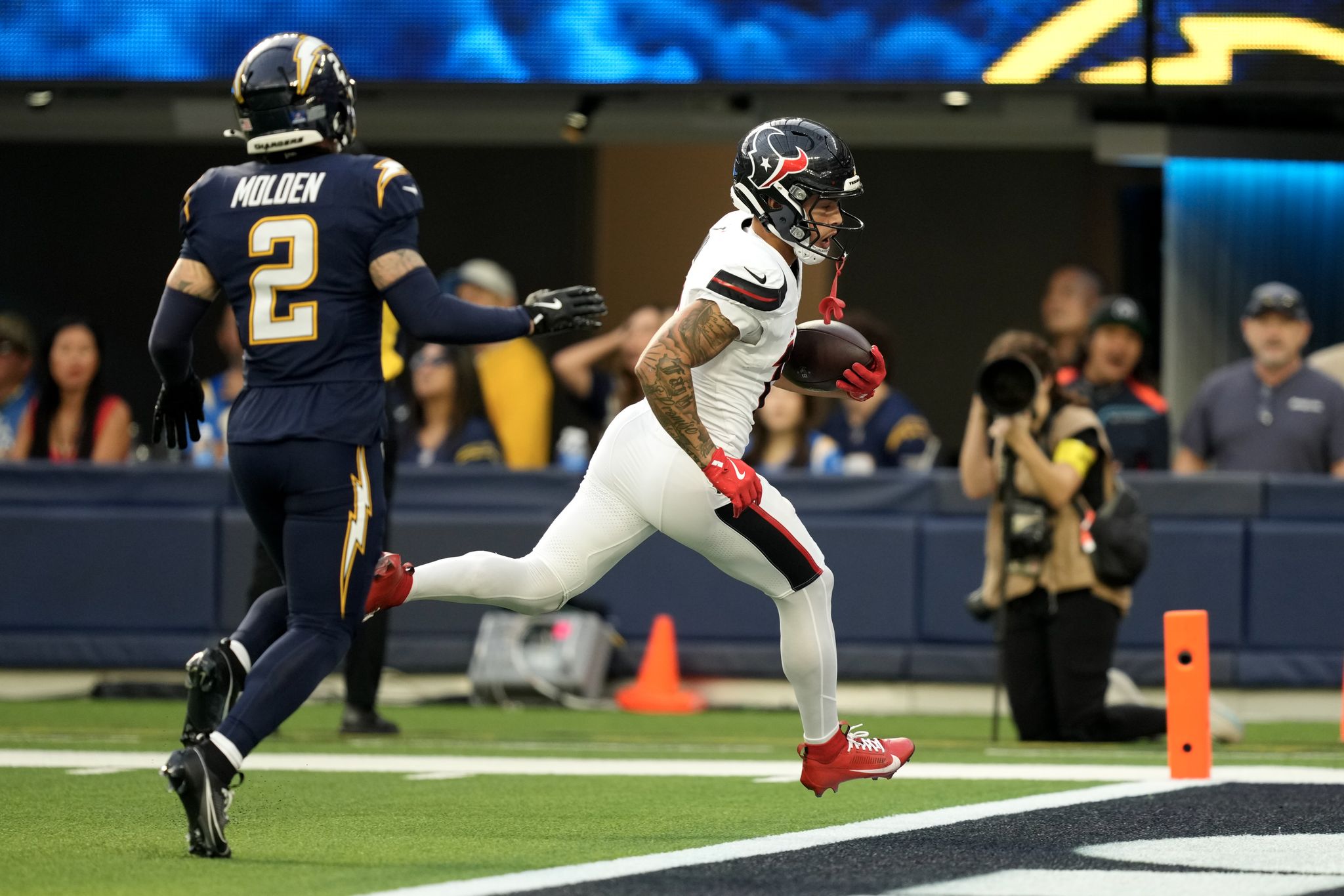 Houston Texans hold off LA Chargers to clinch playoff berth
