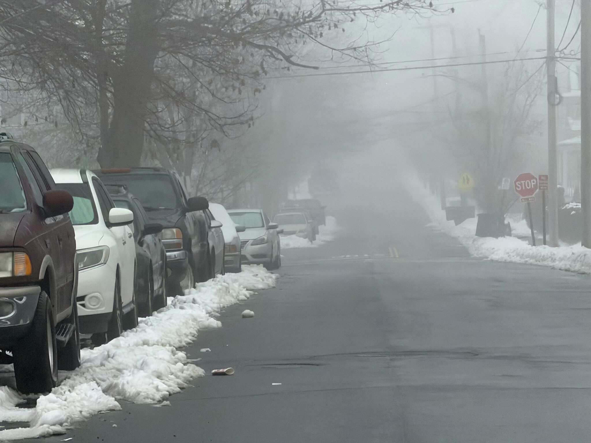 Freezing rain and fog in CT hampering morning commute Monday