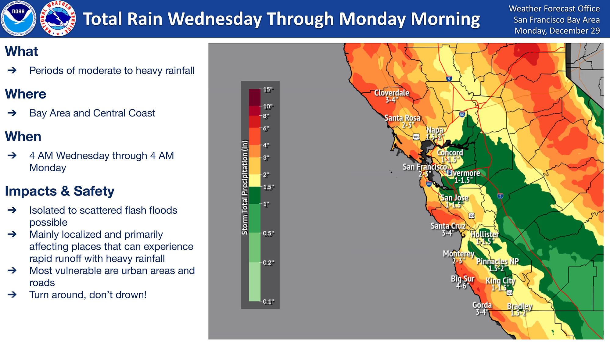 Regional: Pair Of Storms To Bring Bay Area Rain Starting Mid-Week