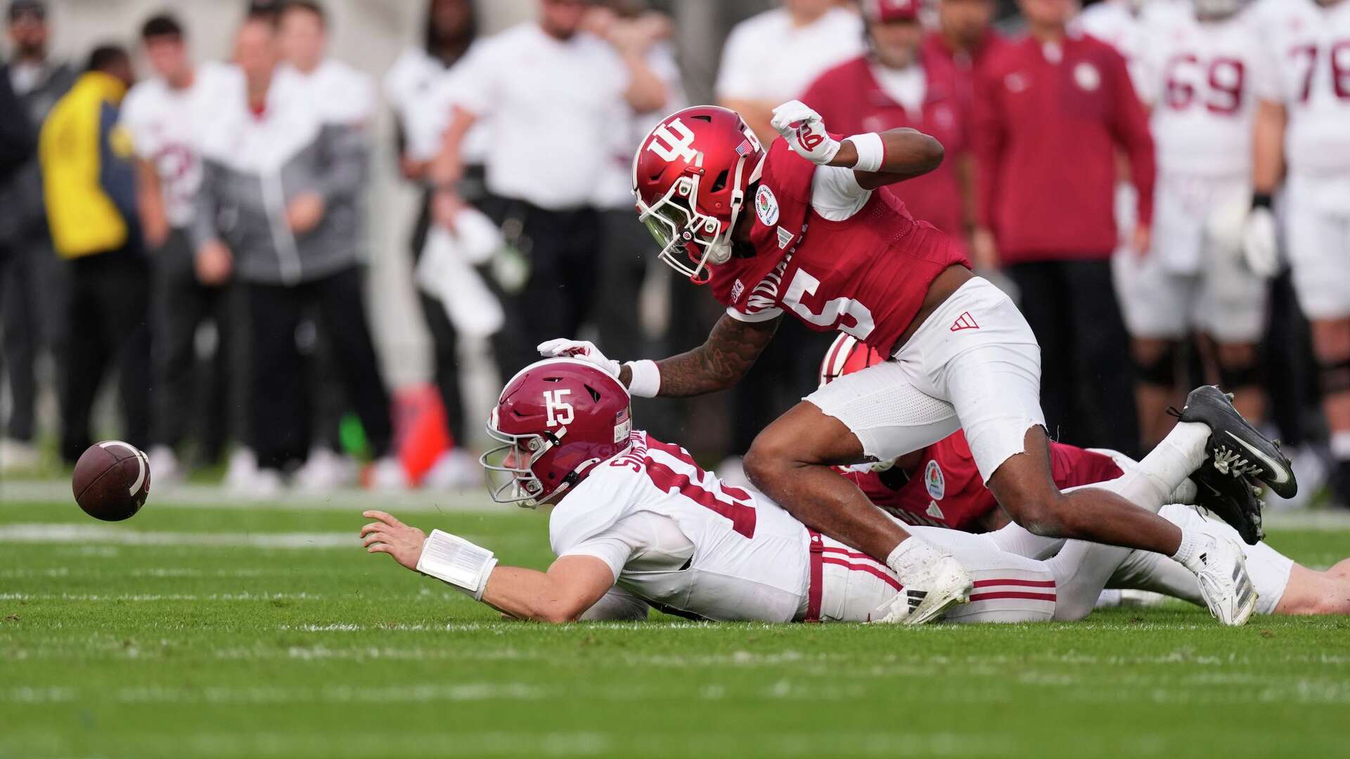 Alabama can't stage another CFP comeback, has no answers for Indiana in  Rose Bowl rout